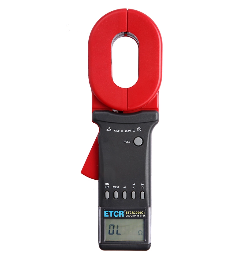 ETCR2800N Built-in Non-Contact Ground Resistance Tester Meter for Online Monitoring Earth Down Lead Connection Status XUXUWA Resistance Tester